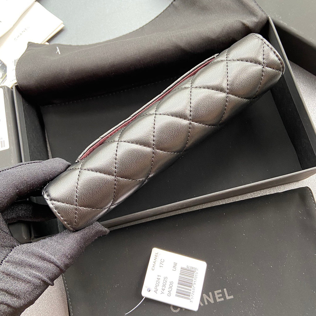 Chanel Long Flap Wallet in Lambskin