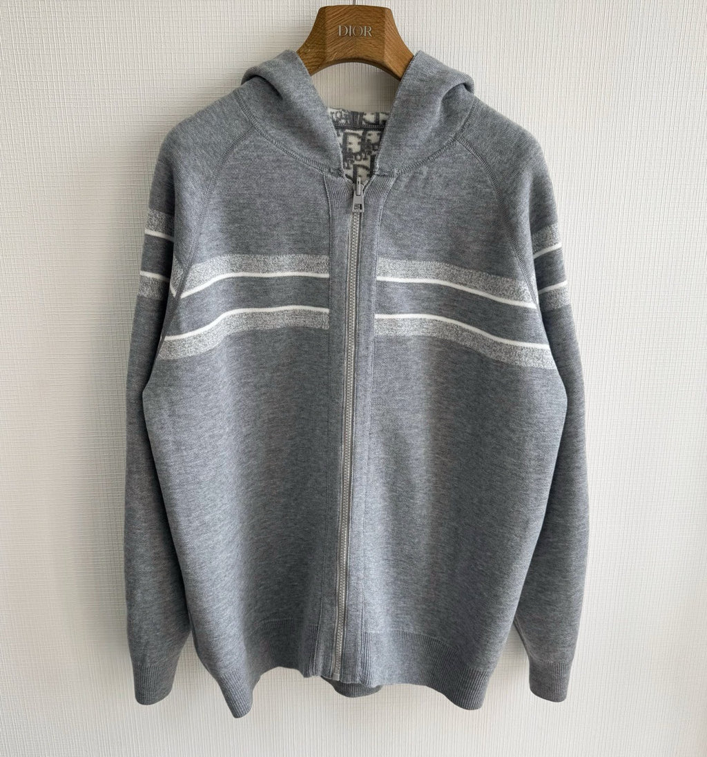 Dior Reversible Oblique Cashmere Hoodie