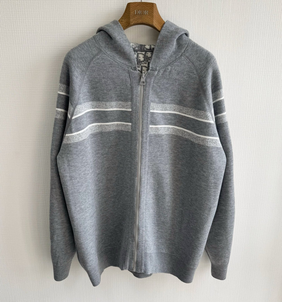 Dior Reversible Oblique Cashmere Hoodie