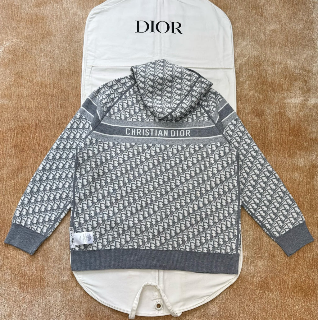 Dior Reversible Oblique Cashmere Hoodie