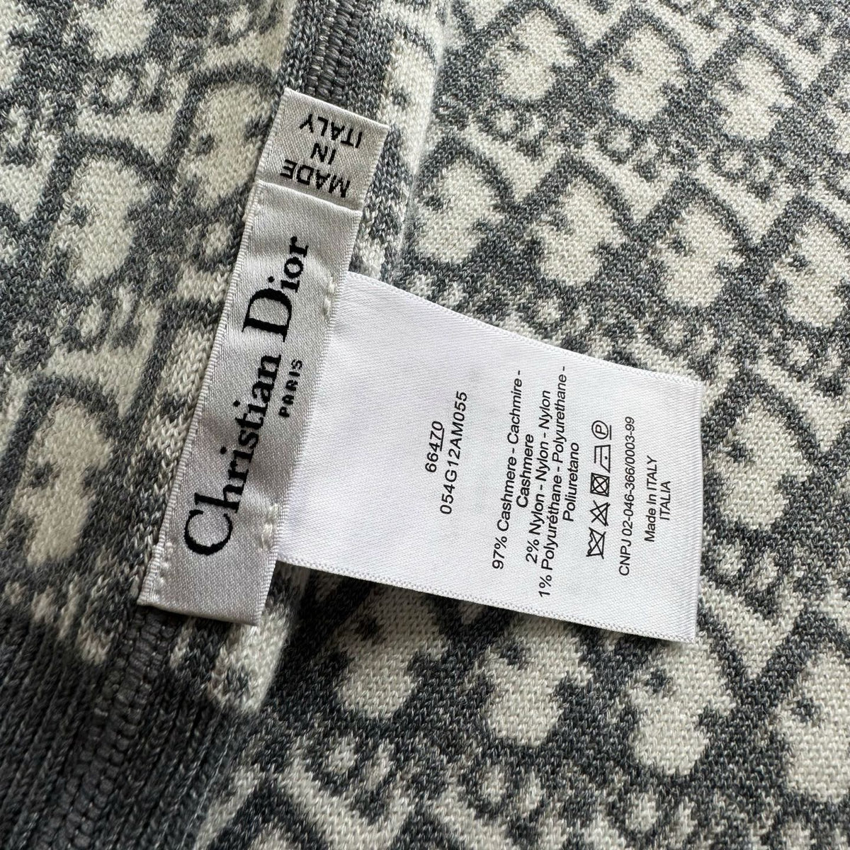 Dior Reversible Oblique Cashmere Hoodie