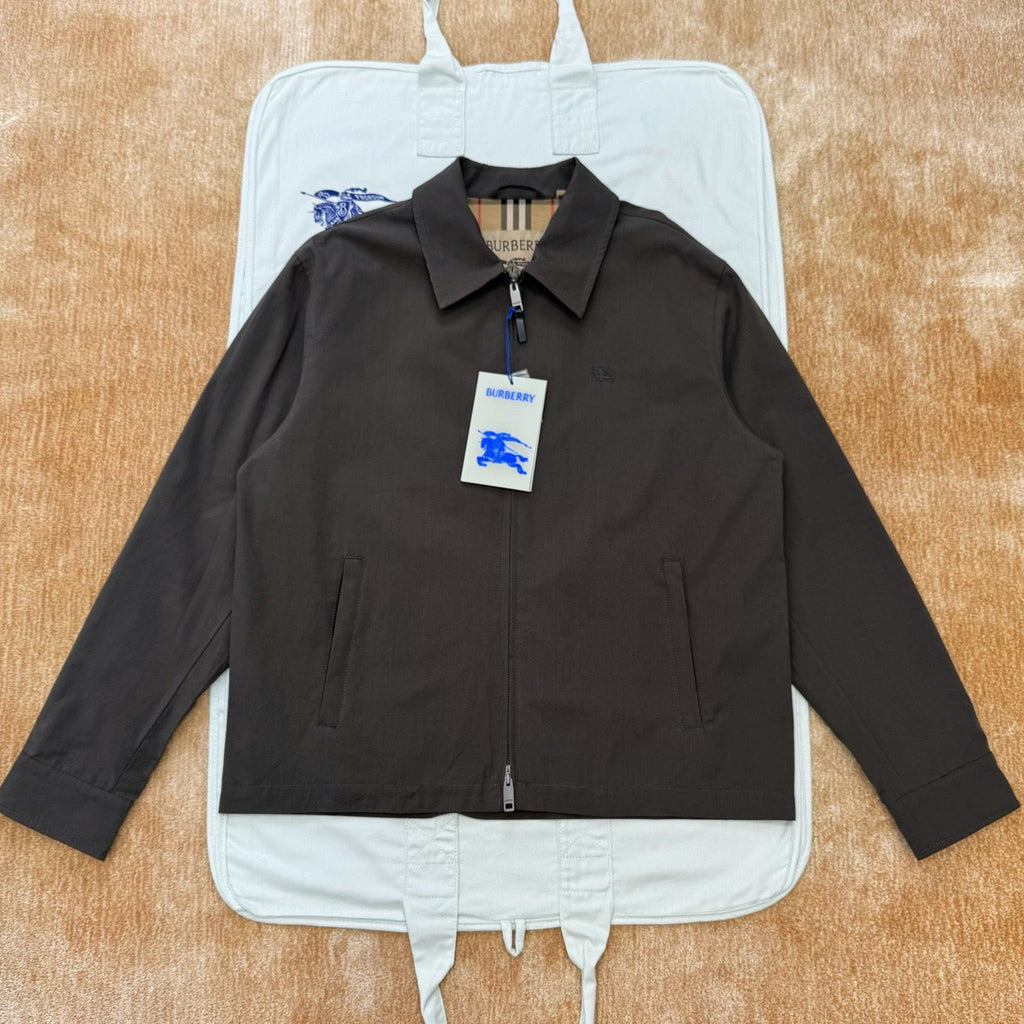 Burberry Tropical Gabardine Bloomsbury Harrington Jacket