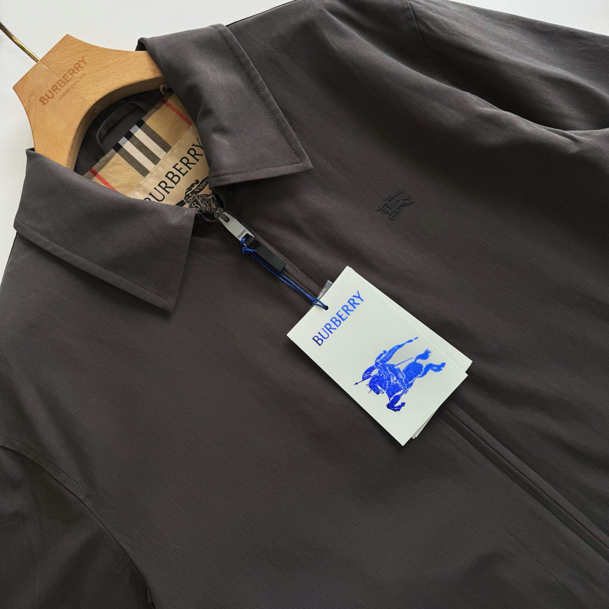 Burberry Tropical Gabardine Bloomsbury Harrington Jacket
