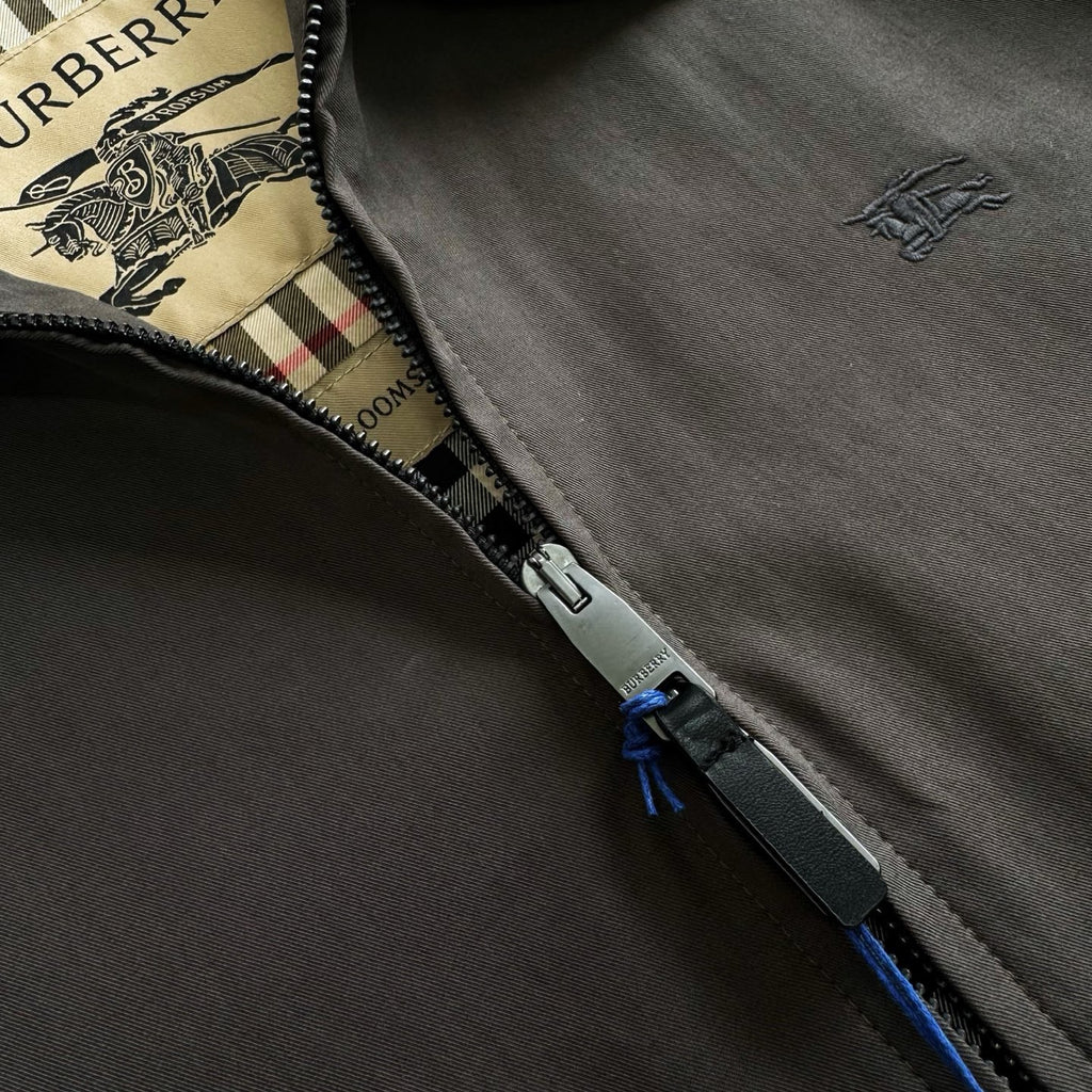 Burberry Tropical Gabardine Bloomsbury Harrington Jacket