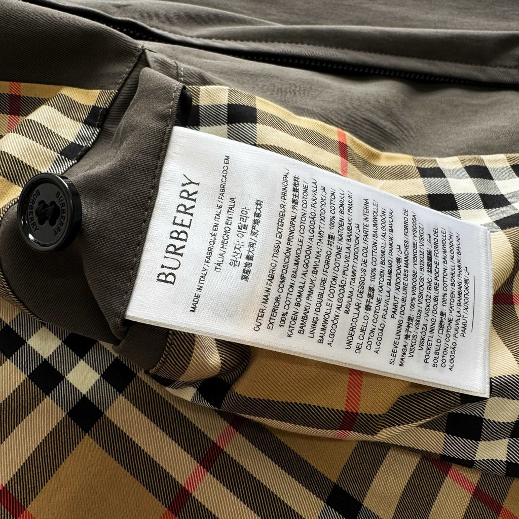 Burberry Tropical Gabardine Bloomsbury Harrington Jacket
