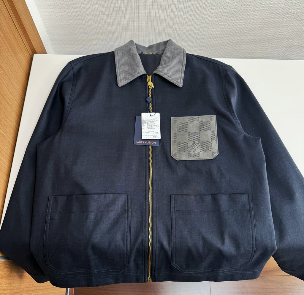 LV 1AK6G3 Light Linen Workwear Jacket