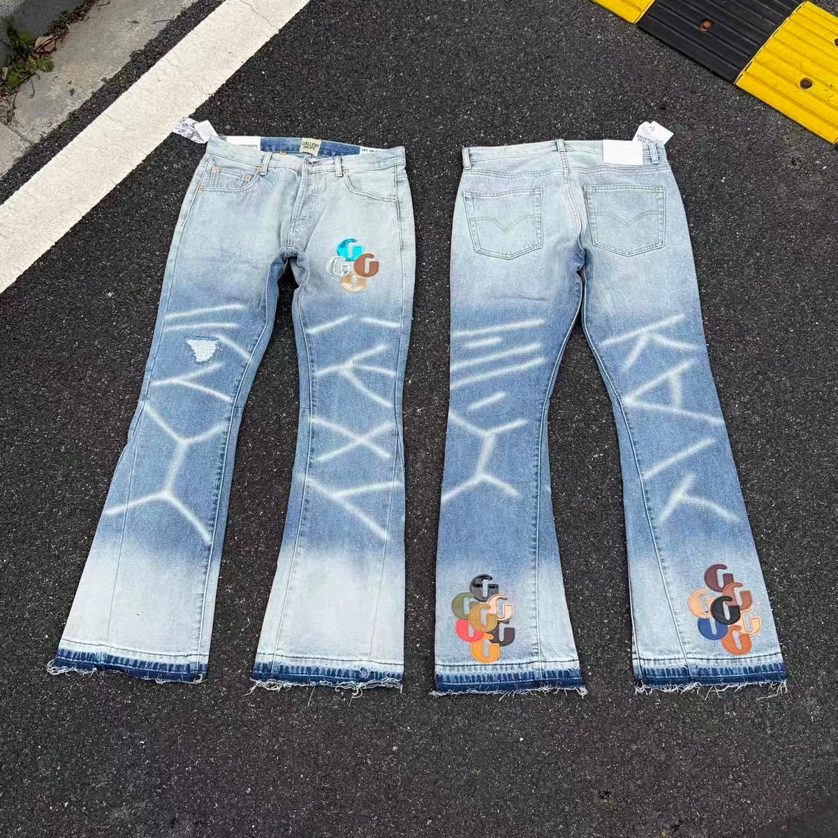 Gallery Dept. Painted Flare Jeans