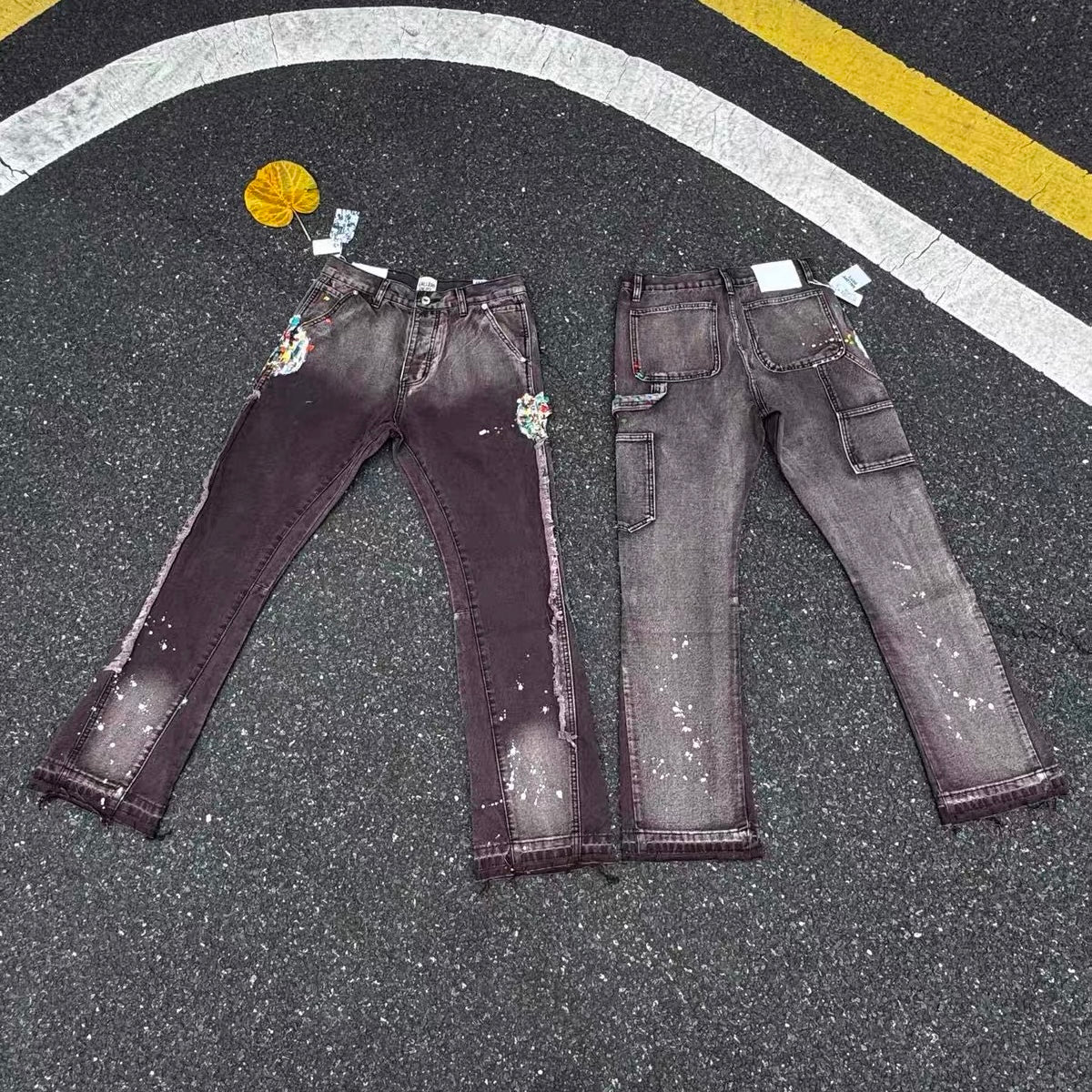 Gallery Dept. Painted Flare Jeans