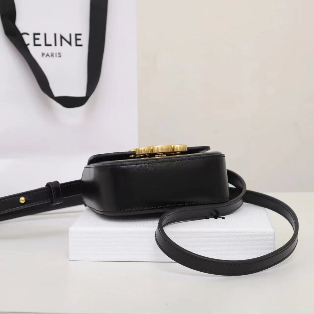 Celine Mini Claude In Shiny Calfskin