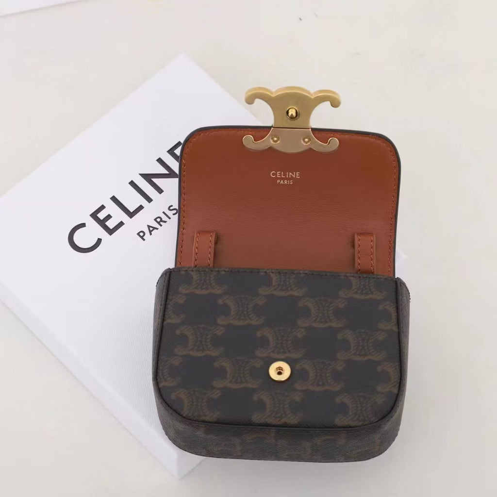 Celine Mini Claude In Shiny Calfskin