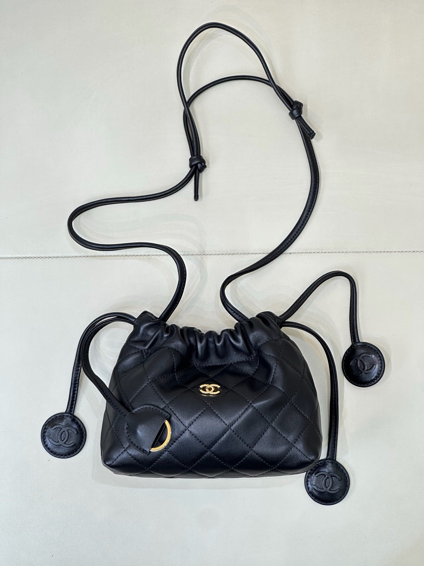 Chanel Clutch With Leather Strap