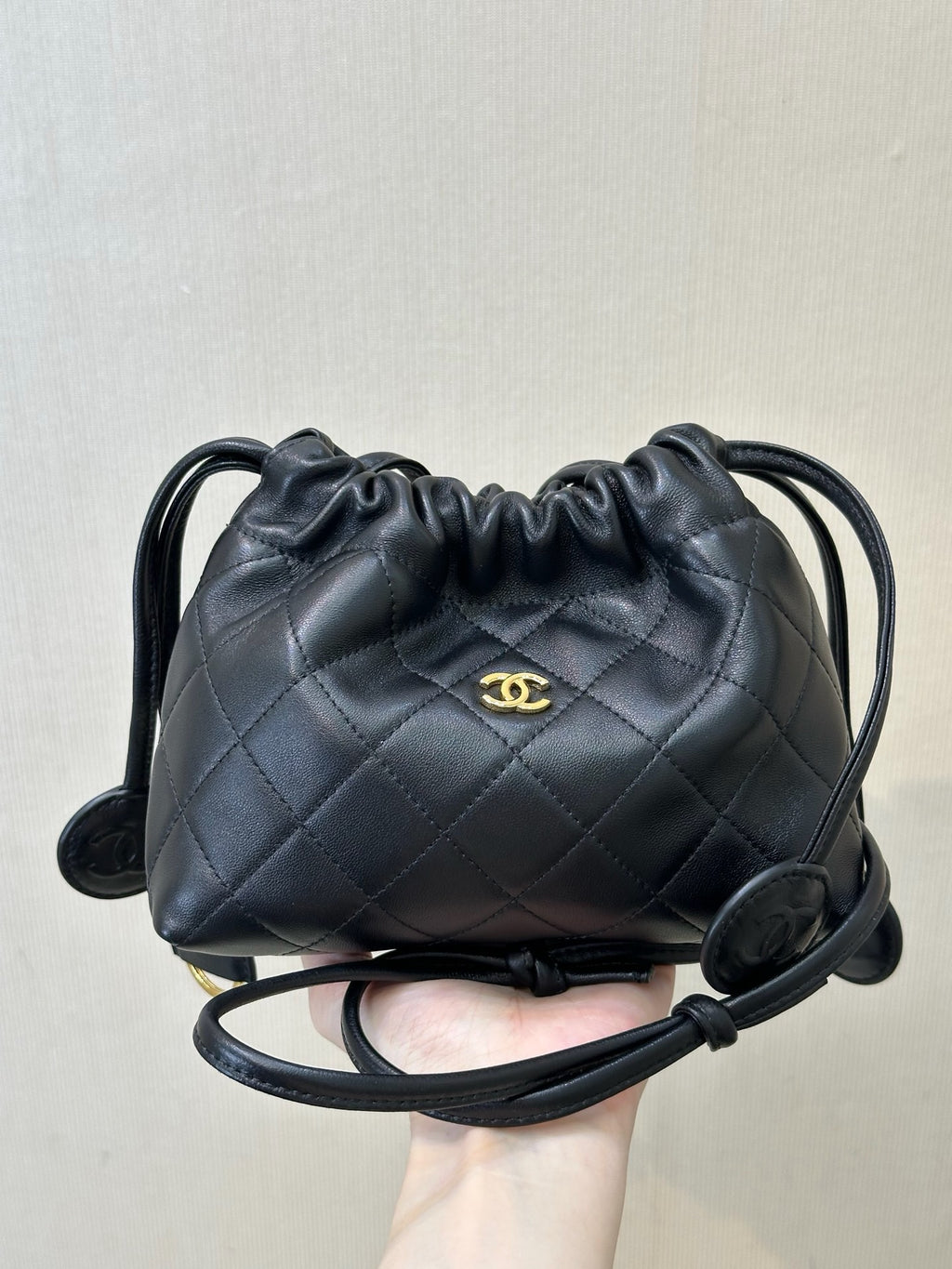 Chanel Clutch With Leather Strap