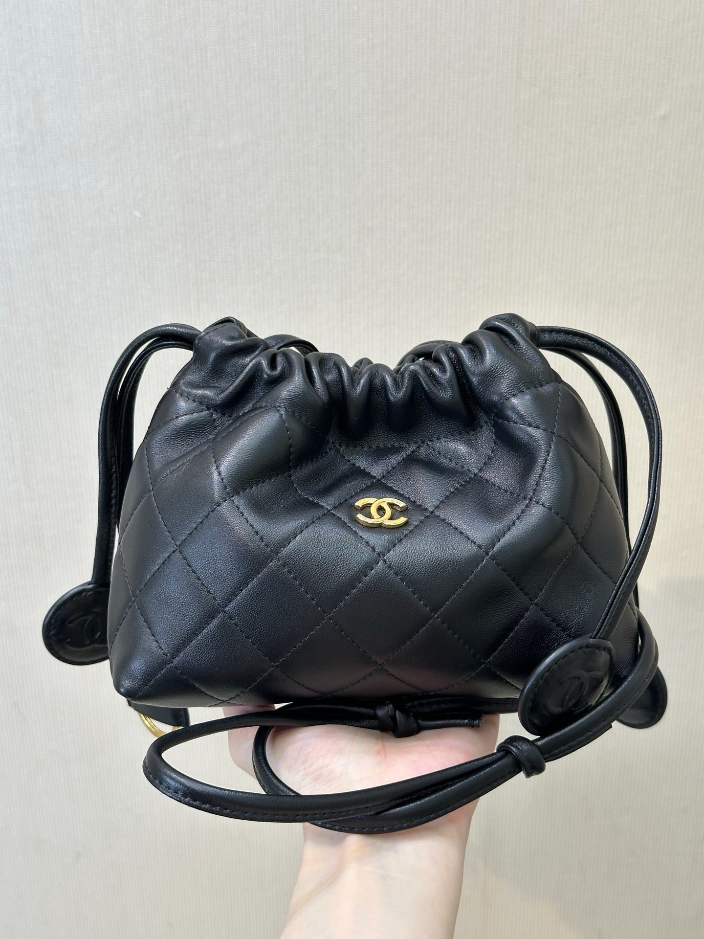 Chanel Clutch With Leather Strap