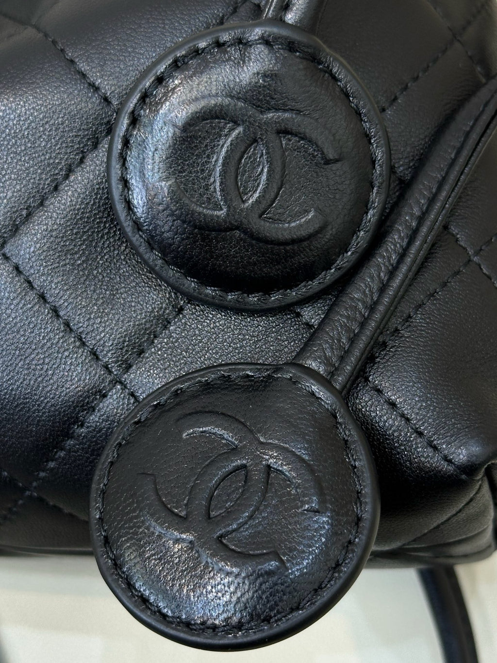 Chanel Clutch With Leather Strap