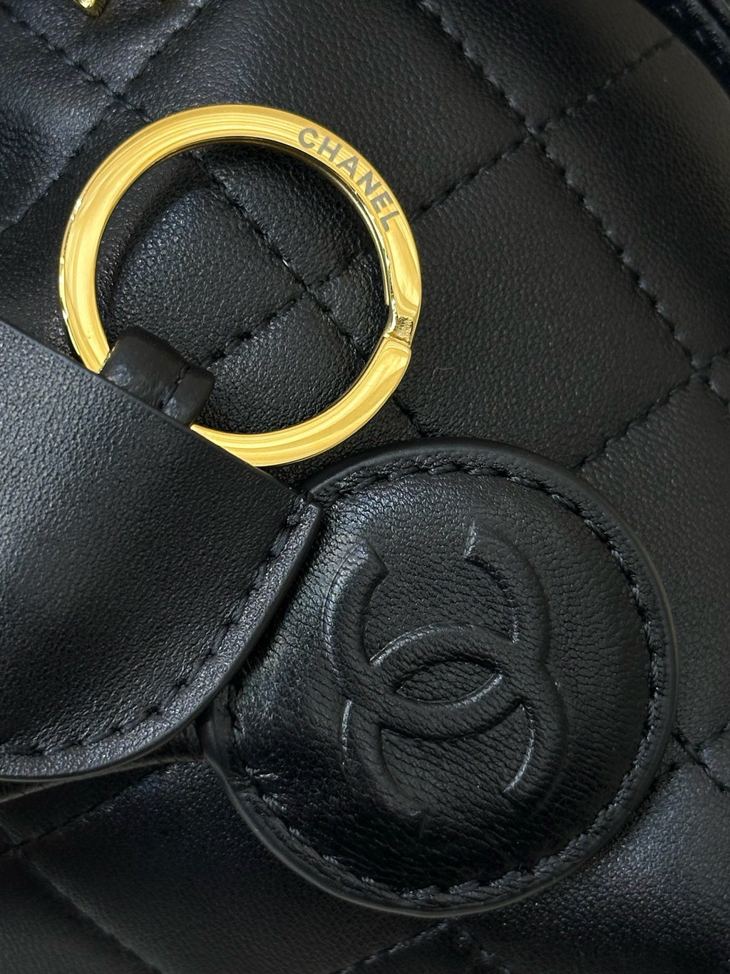 Chanel Clutch With Leather Strap