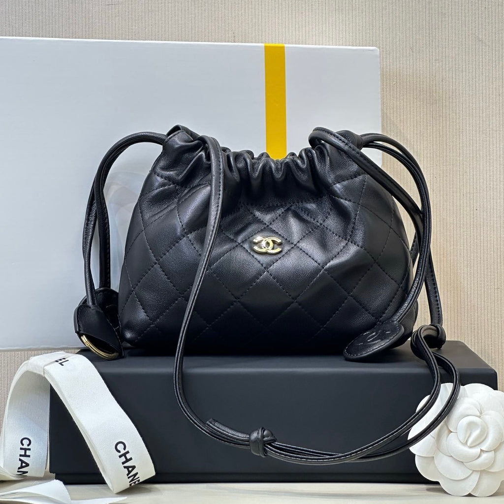 Chanel Clutch With Leather Strap