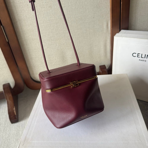 Celine Cube Frame In Supple Calfskin