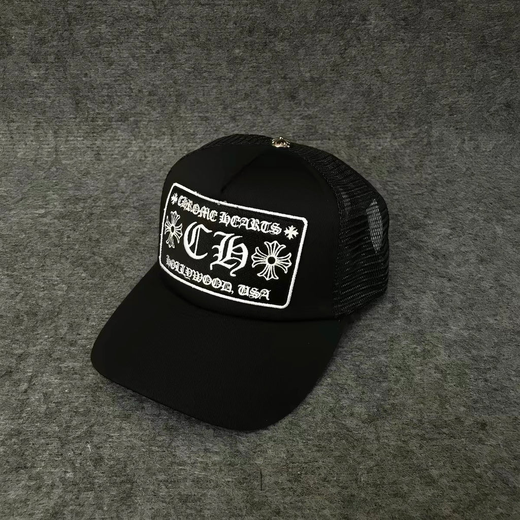 Chrome Hearts CH Hollywood Trucker Hat