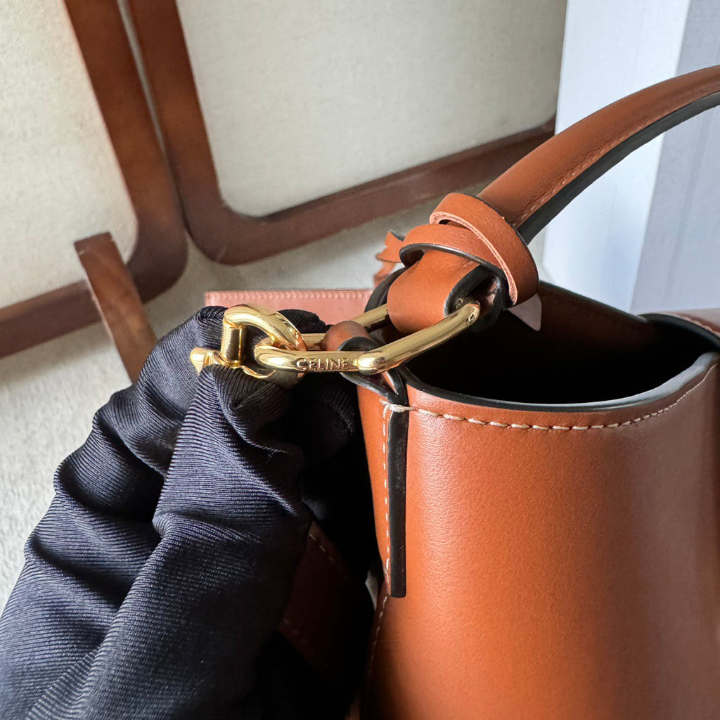 Celine Medium Bucket Louise In Smooth Calfskin