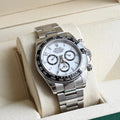 Rolex Daytona 126500LN-0001 40mm 904L Steel White Baguette Dial