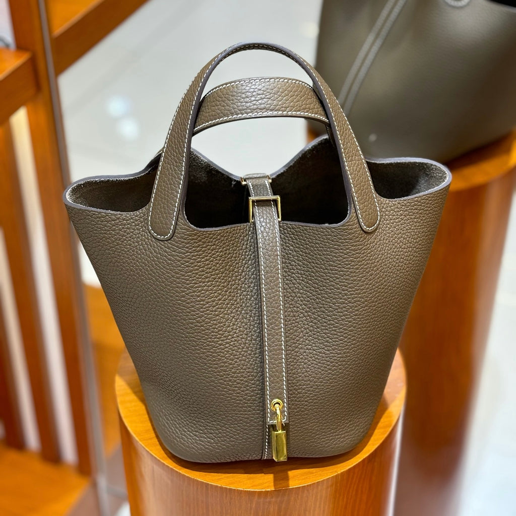 Hermes Picotin Lock 18 Bag in Taurillon Clemence Leather
