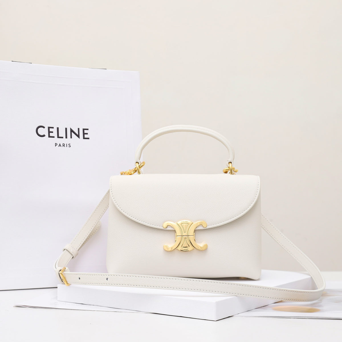 Celine Teen Nino Bag In Supple Grained Calfskin