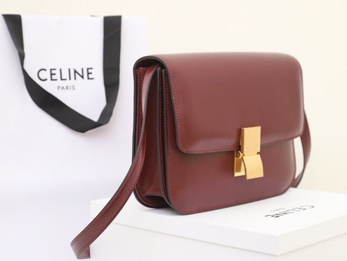 Celine Medium Classic Box Bag in Calfskin