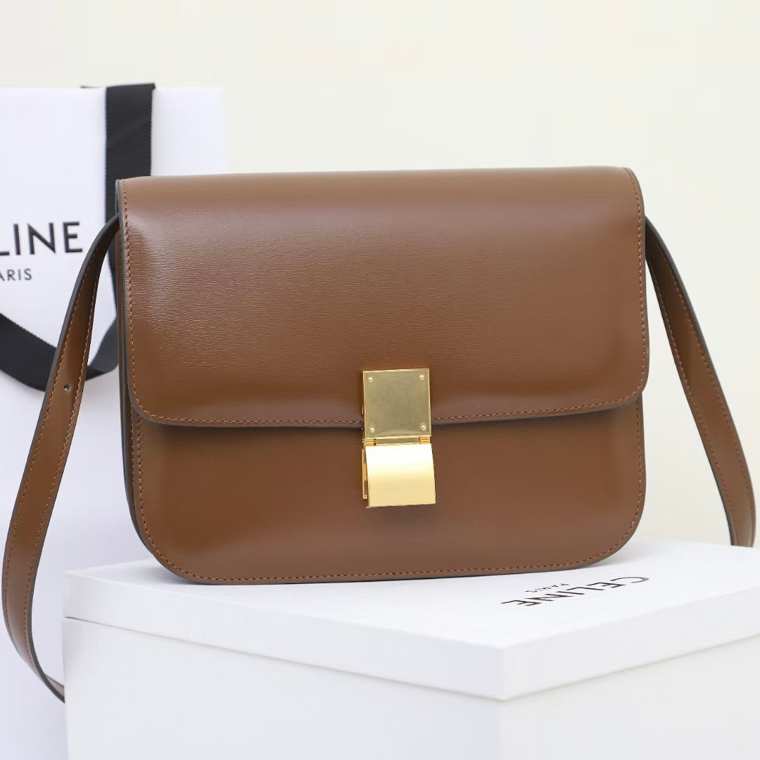 Celine Medium Classic Box Bag in Calfskin