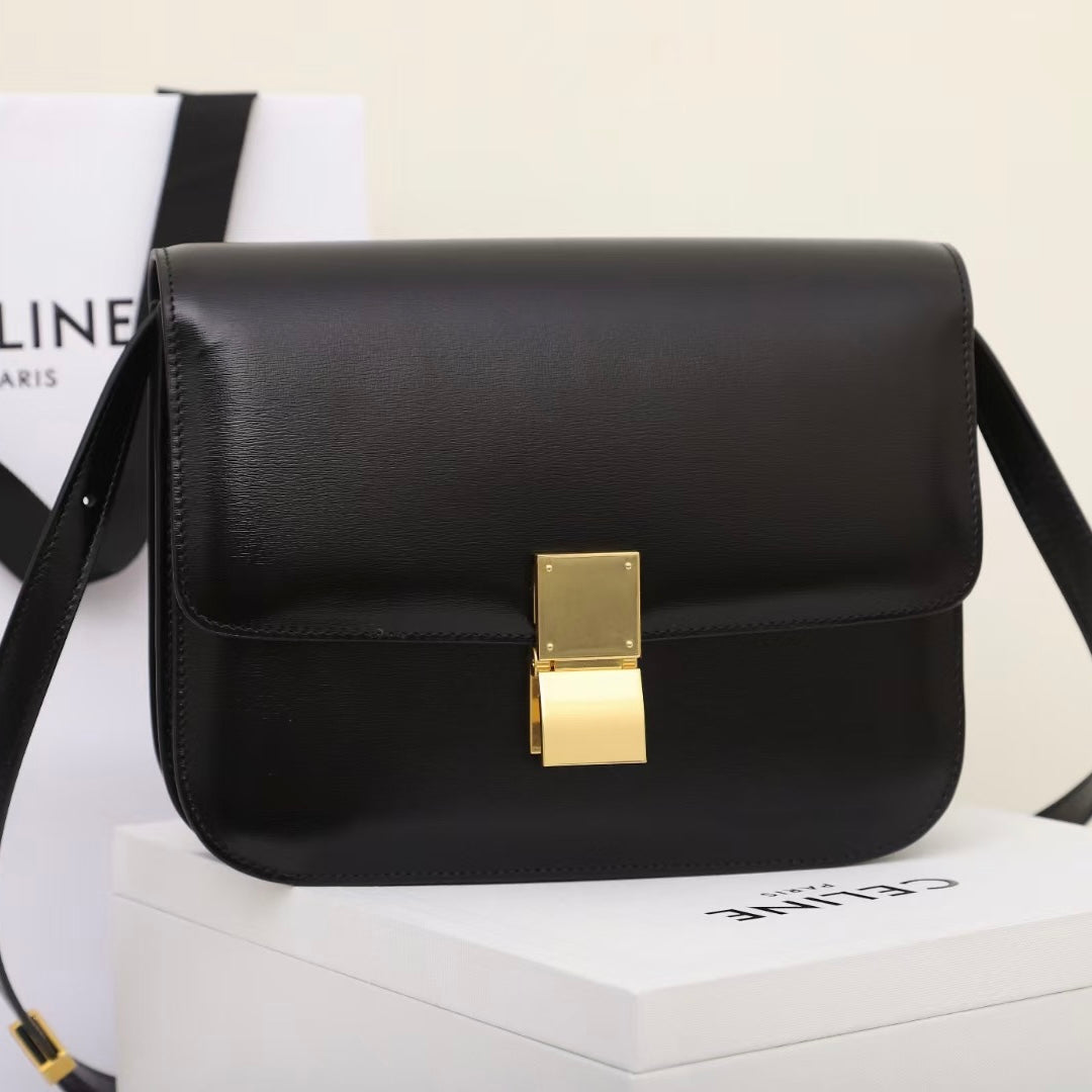 Celine Medium Classic Box Bag in Calfskin