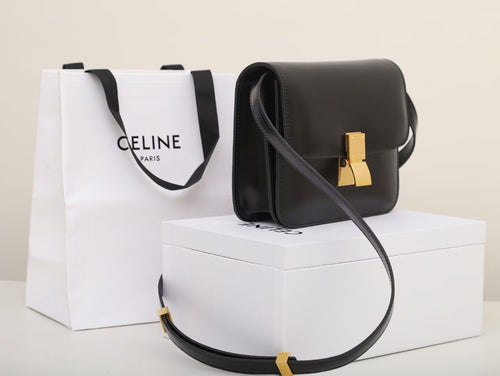 Celine Small Classic Box Bag in Calfskin