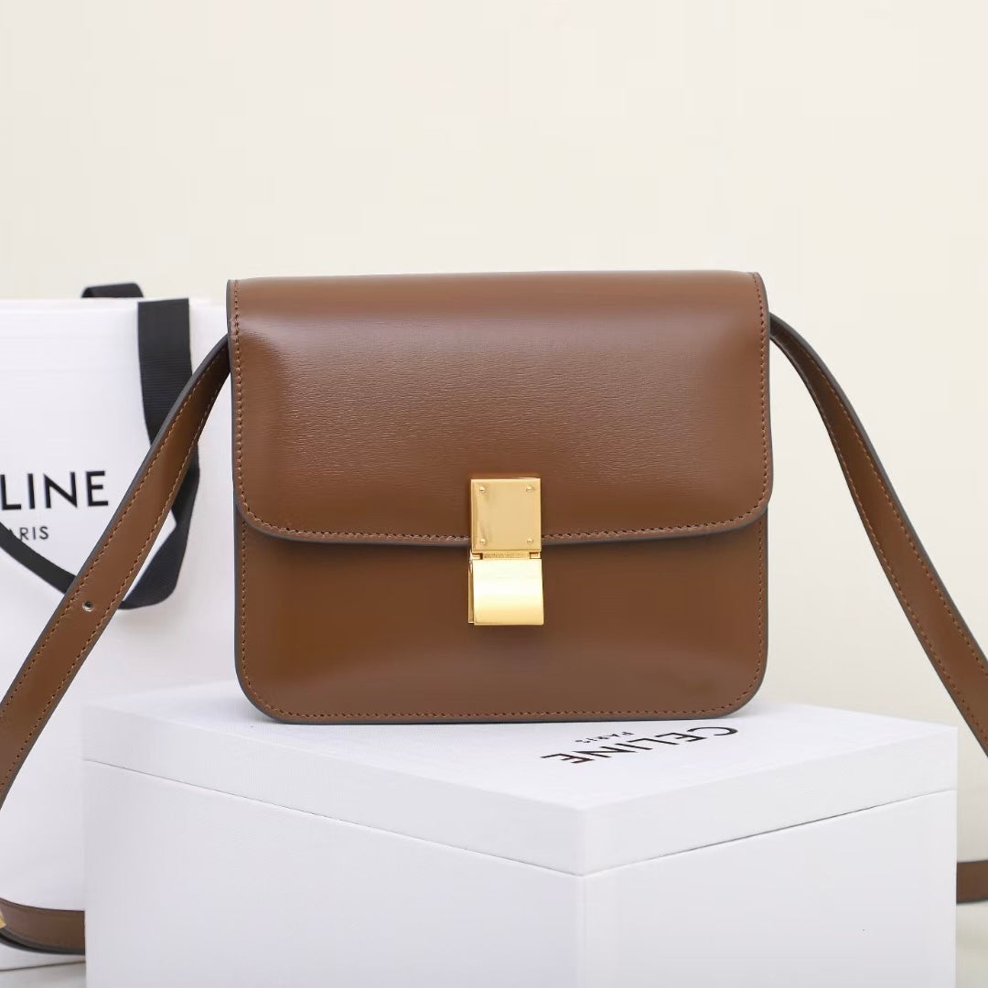 Celine Small Classic Box Bag in Calfskin