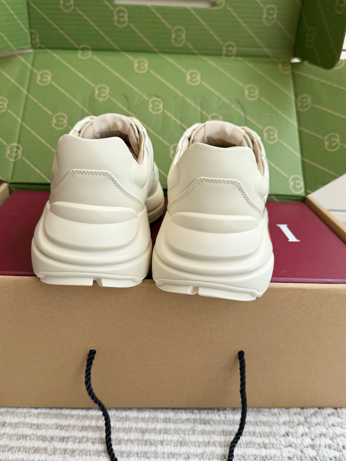 Gucci Rhyton Logo Leather Sneaker