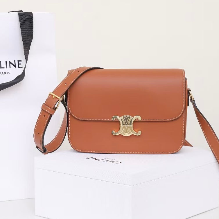Celine Classique Triomphe Bag in Shiny Calfskin