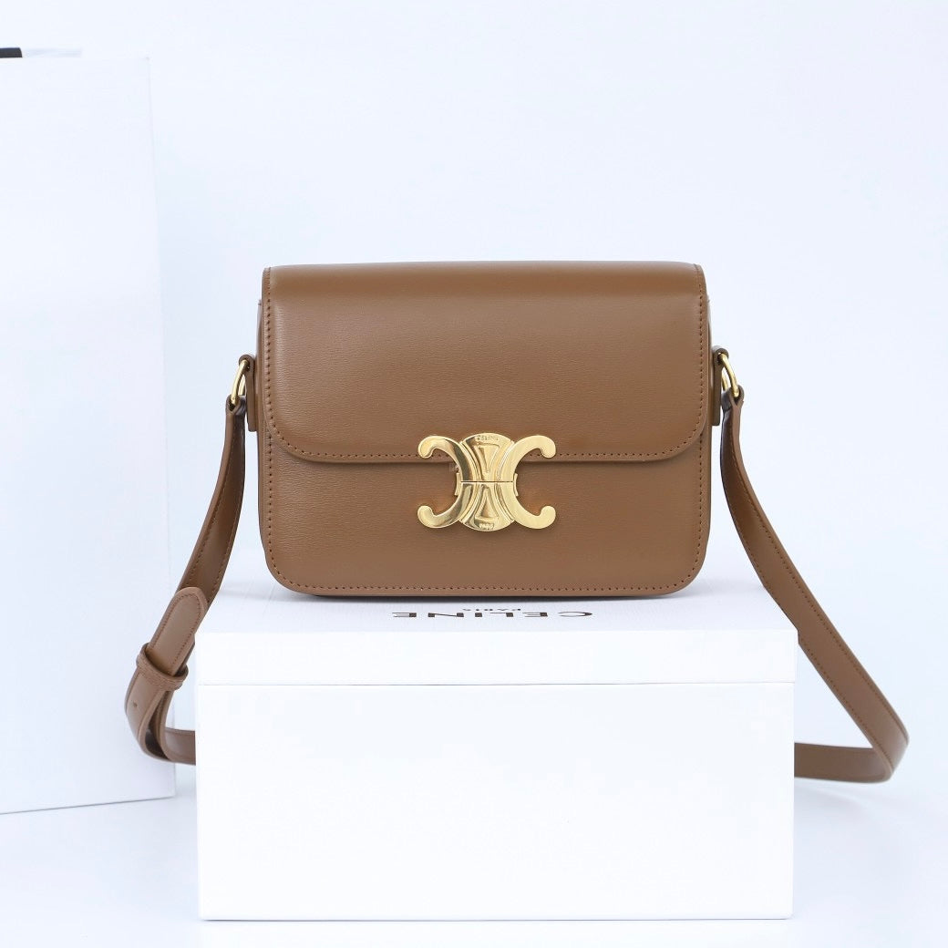 Celine Teen Triomphe Bag in Shiny Calfskin