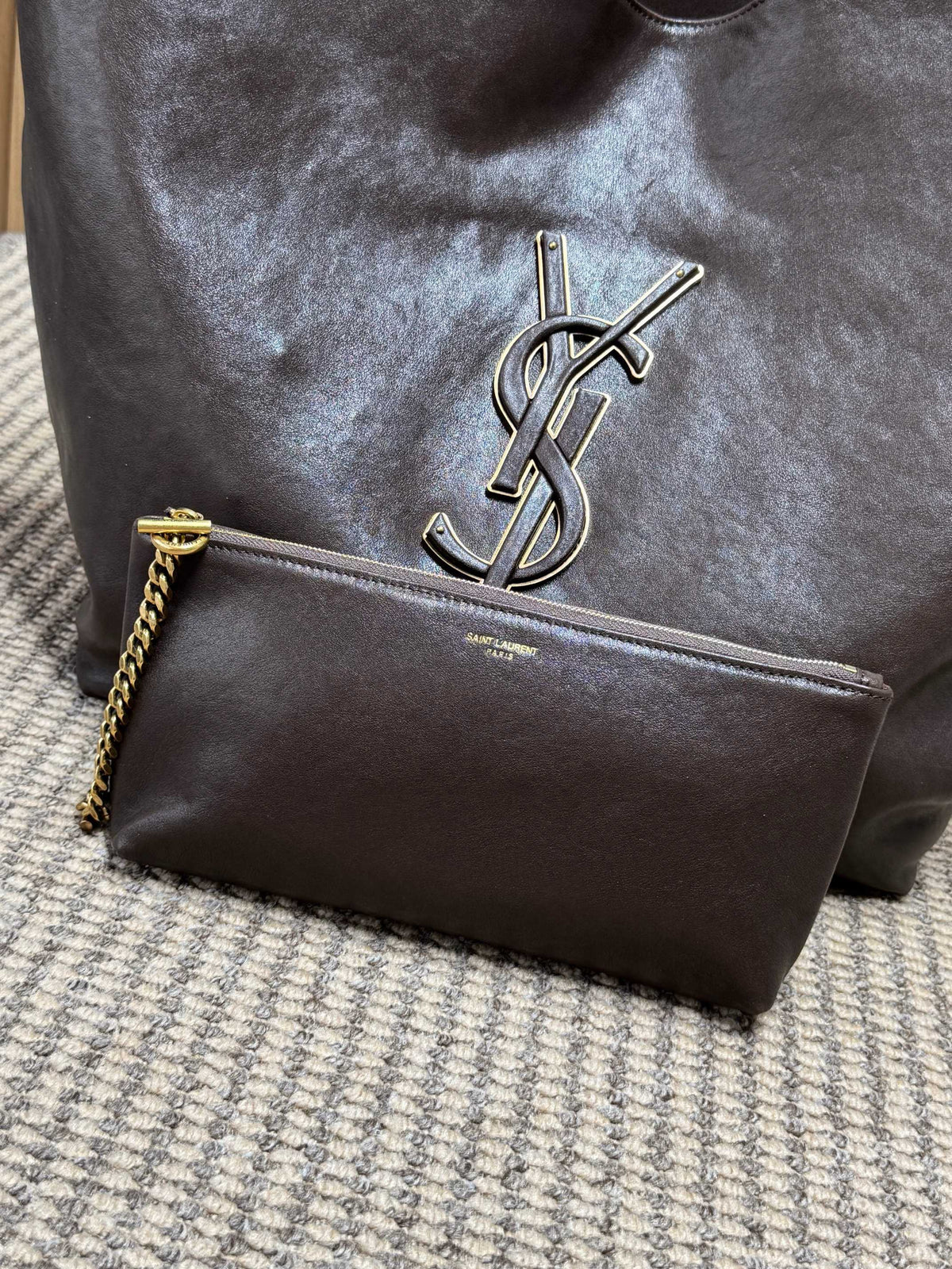 Saint Laurent Icare In Smooth Leather