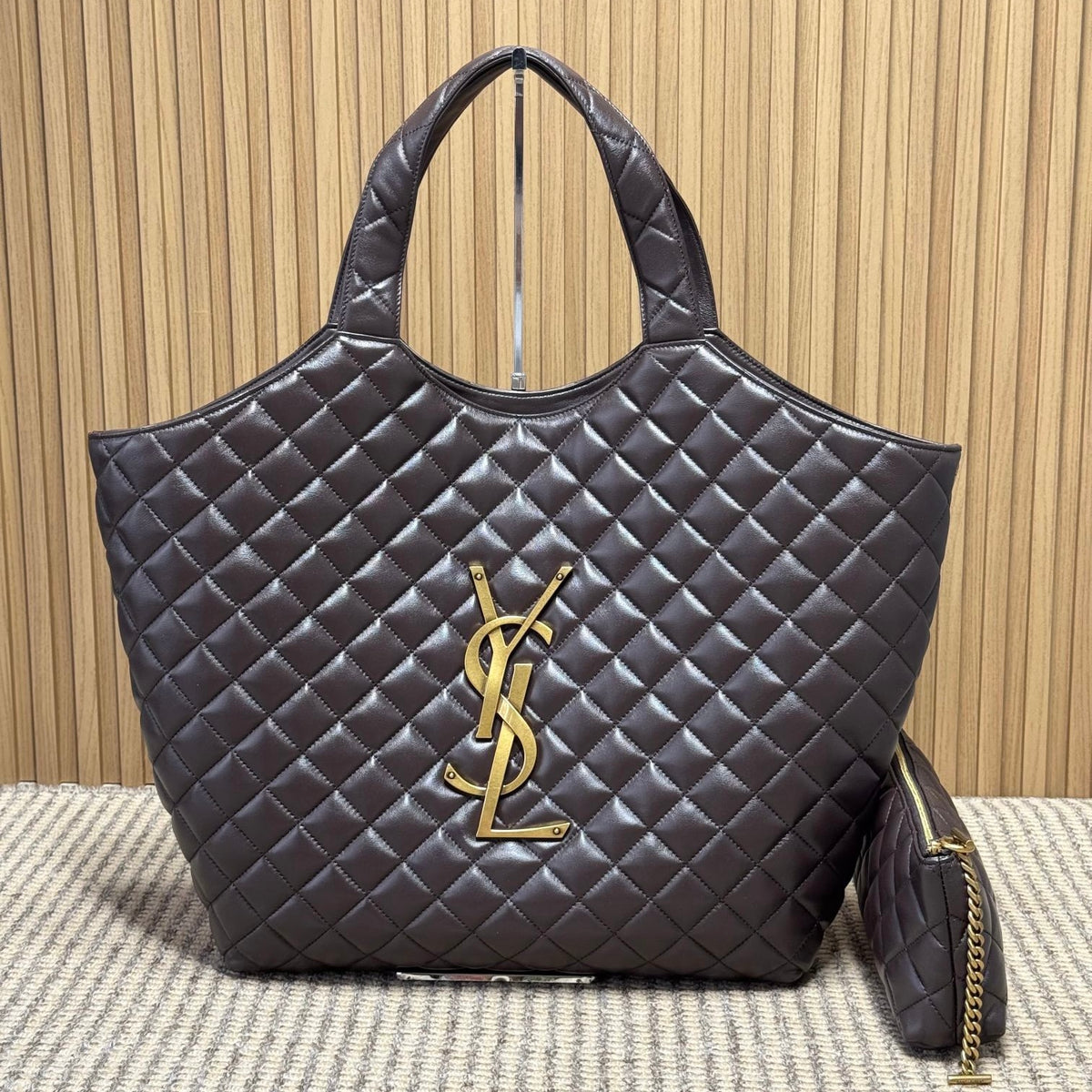 Saint Laurent Icare in Quilted Nappa