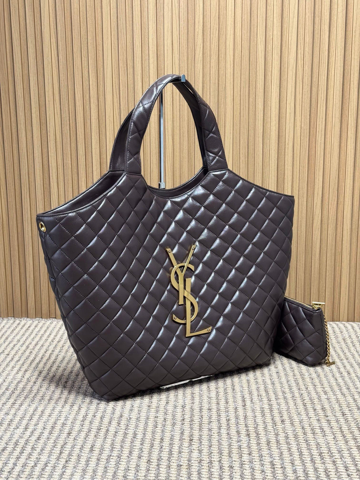 Saint Laurent Icare in Quilted Nappa