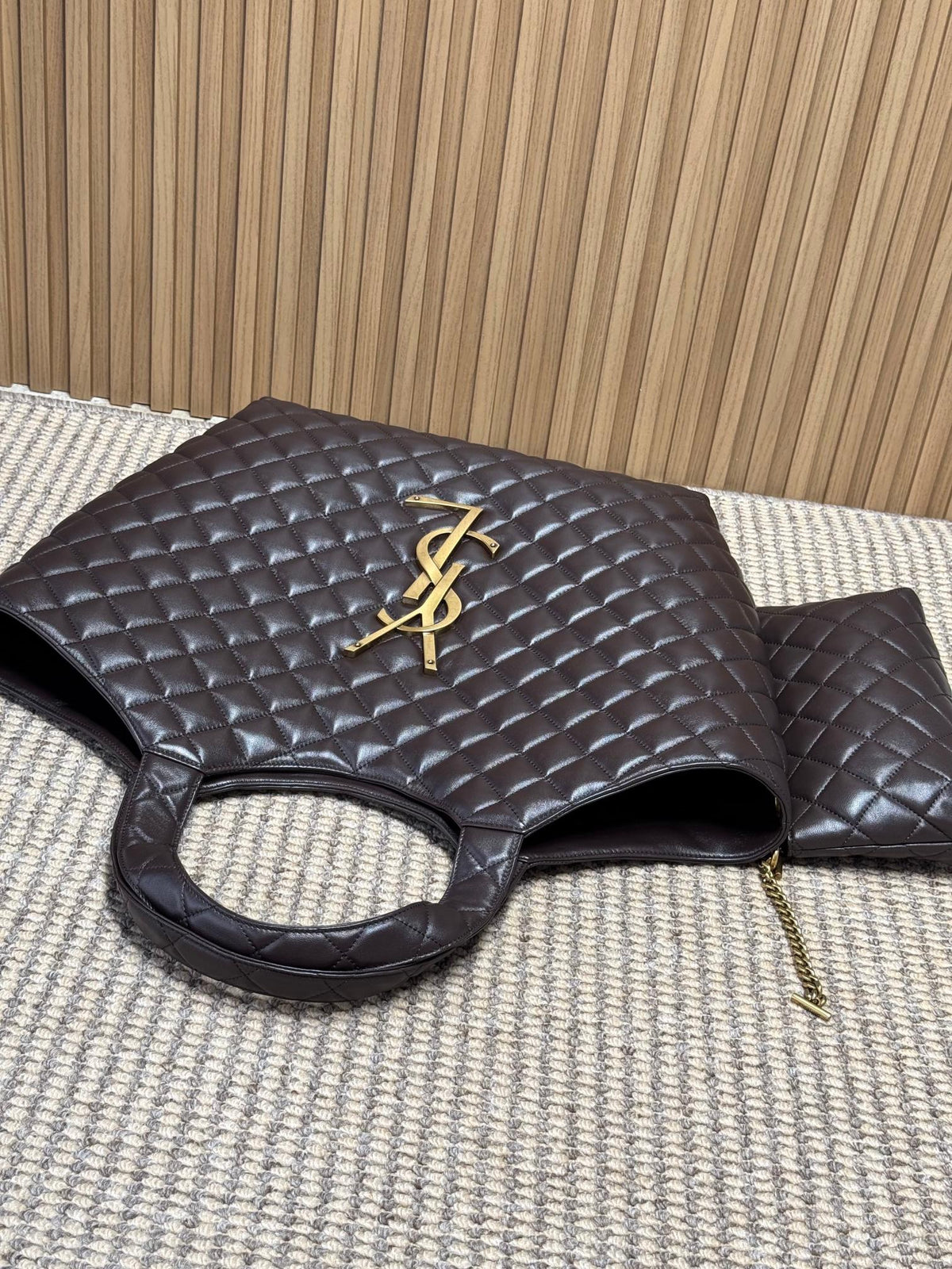 Saint Laurent Icare in Quilted Nappa