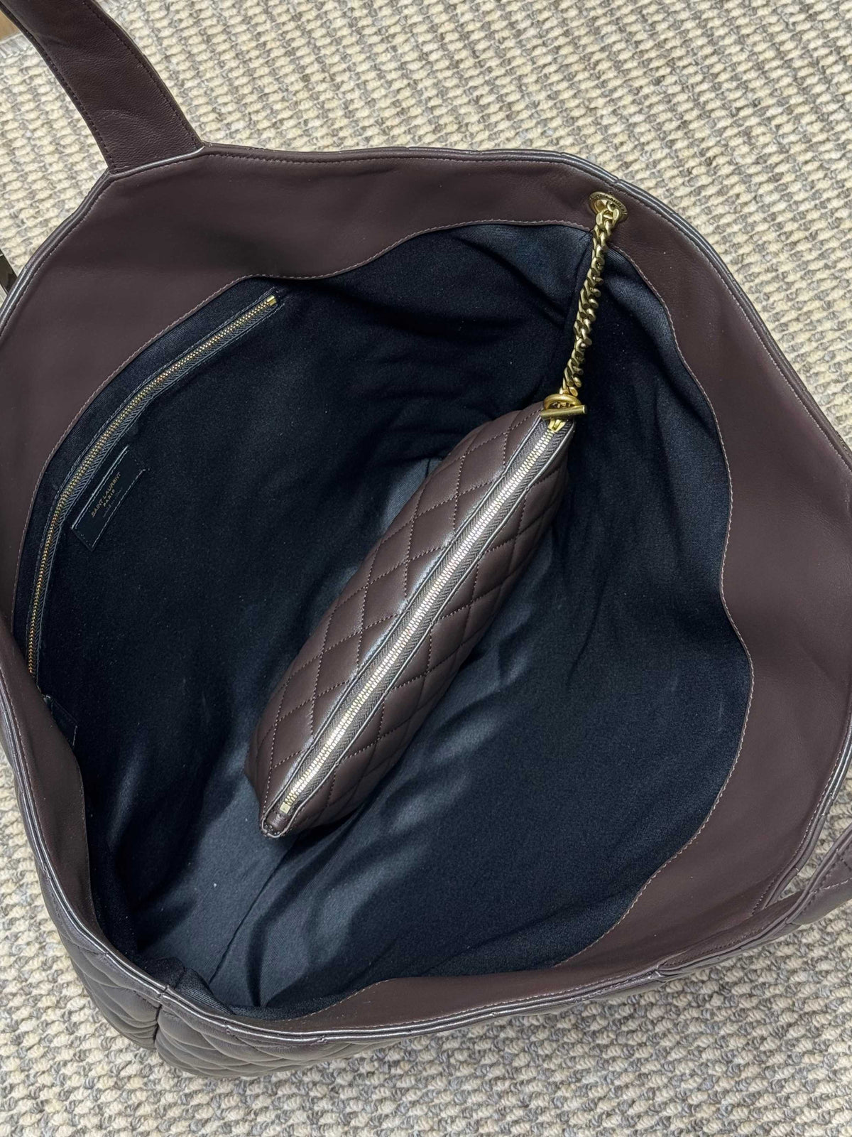 Saint Laurent Icare in Quilted Nappa