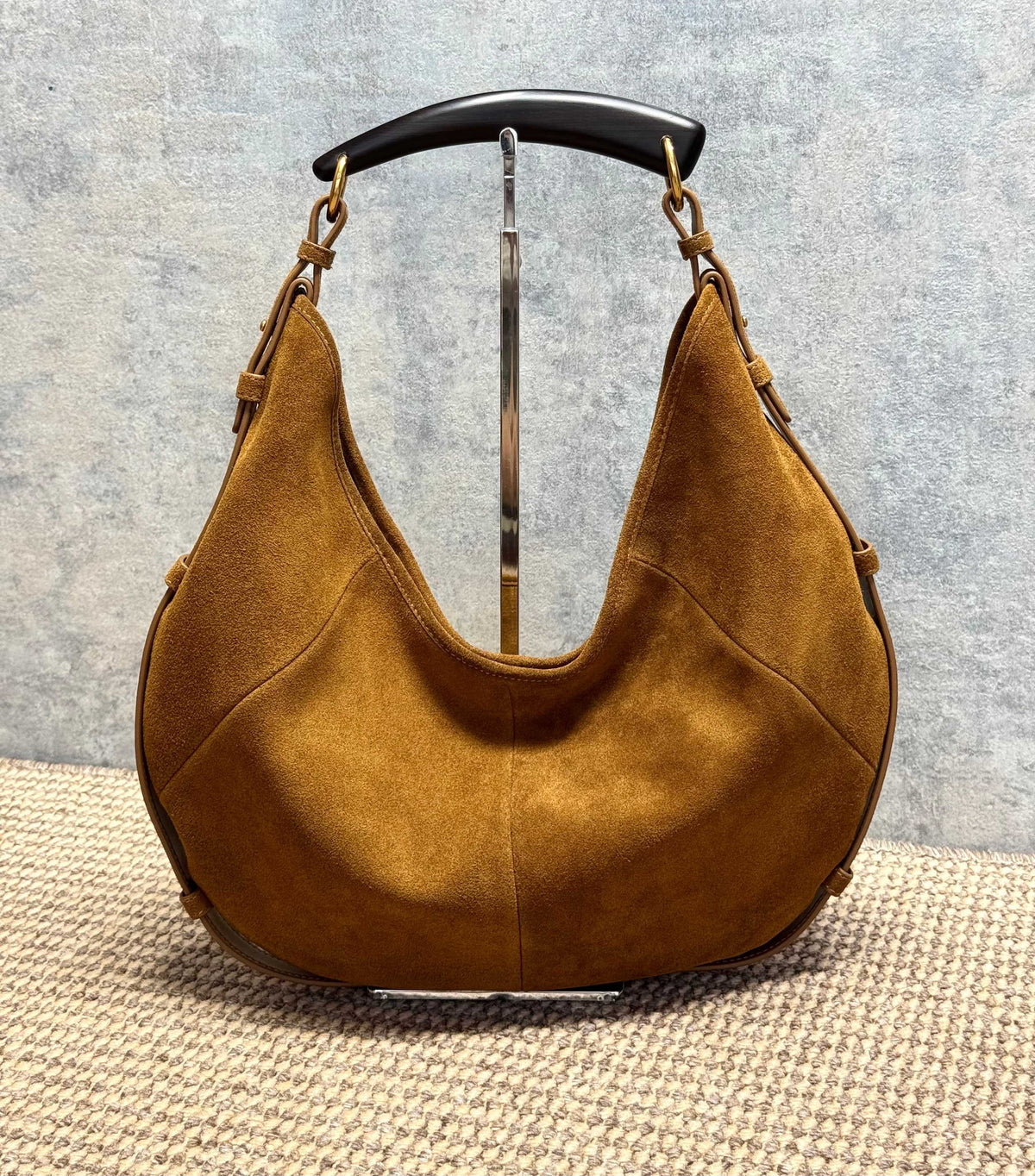 Saint Laurent Mombasa Large in Suede