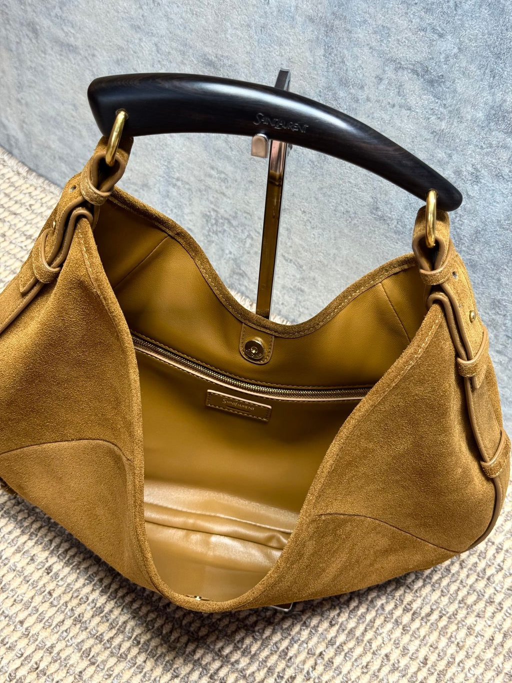 Saint Laurent Mombasa Large in Suede