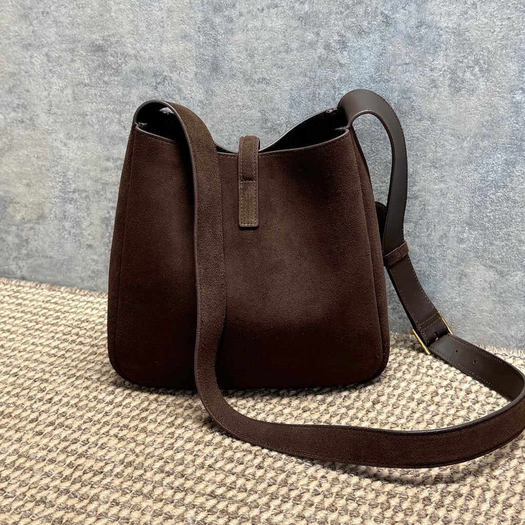 Saint Laurent Le 5 À 7 Supple Crossbody In Suede