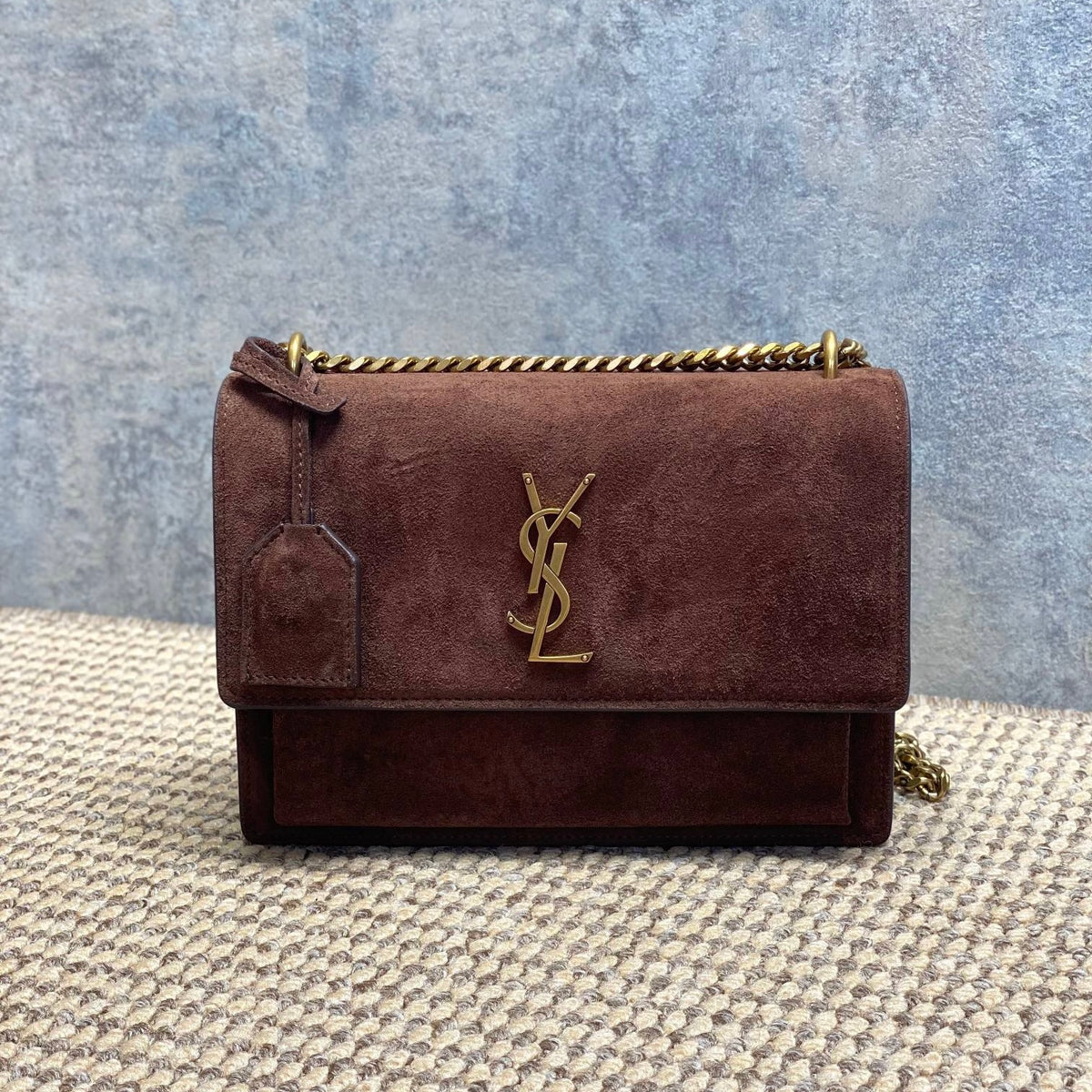 Saint Laurent Sunset Medium in Suede