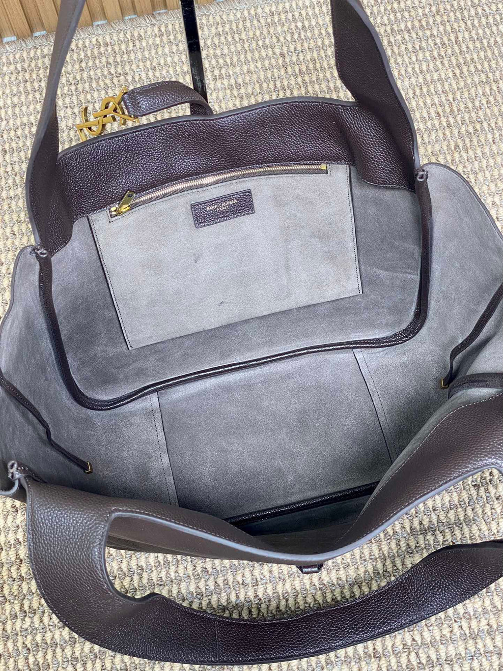 Saint Laurent Le 5 À 7 Bea in Grained Leather