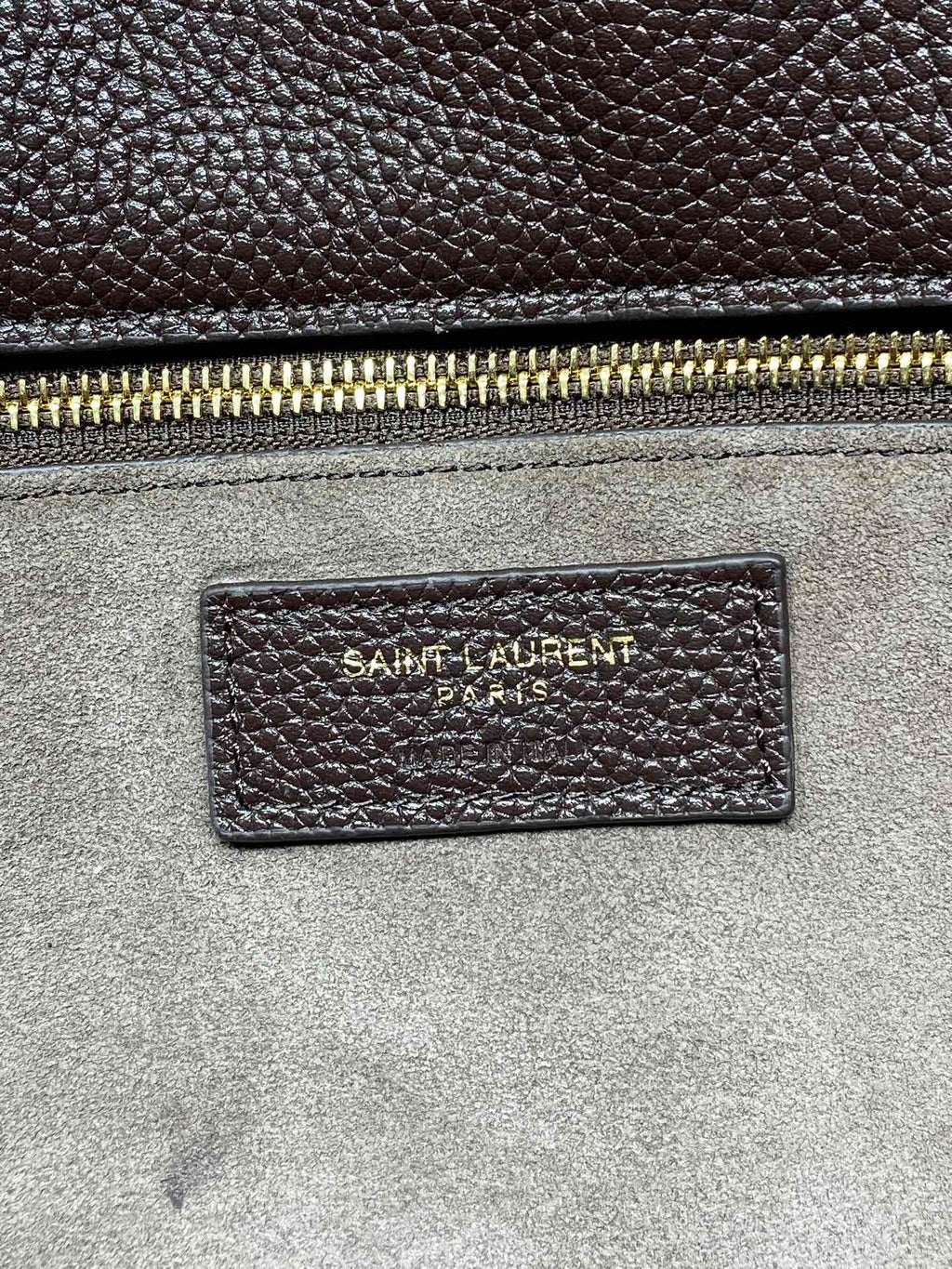 Saint Laurent Le 5 À 7 Bea in Grained Leather