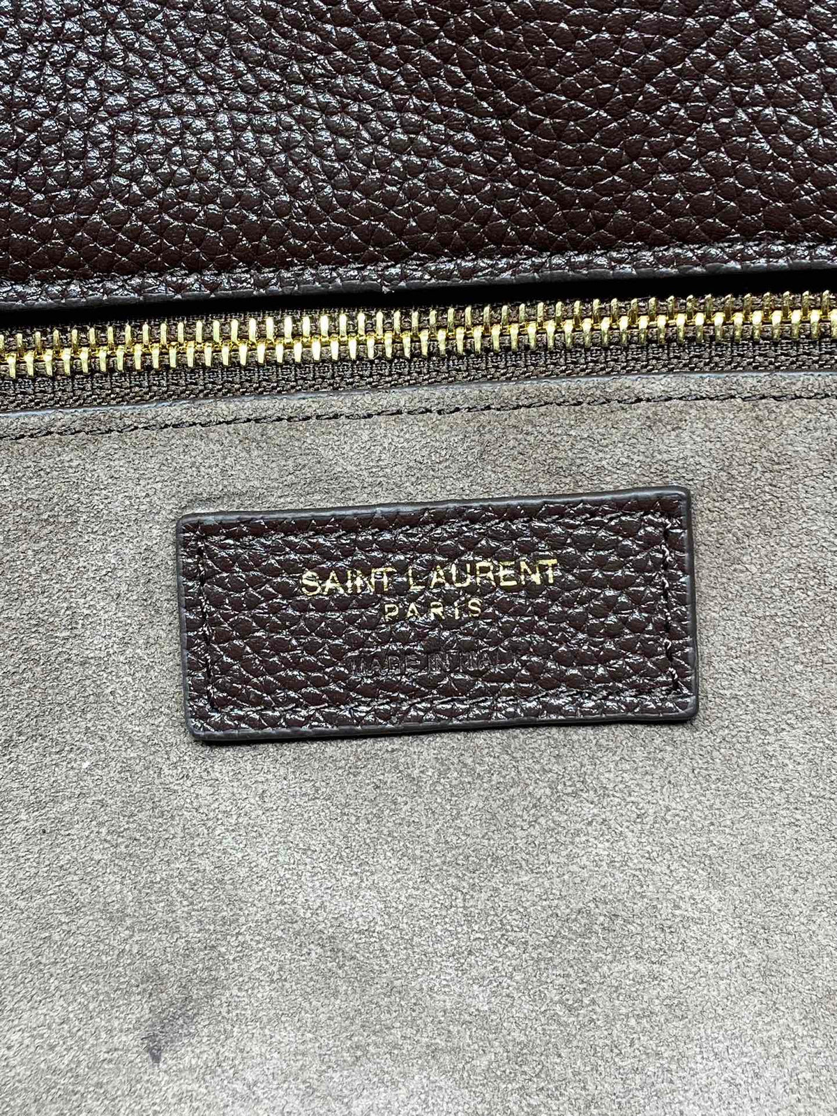 Saint Laurent Le 5 À 7 Bea in Grained Leather