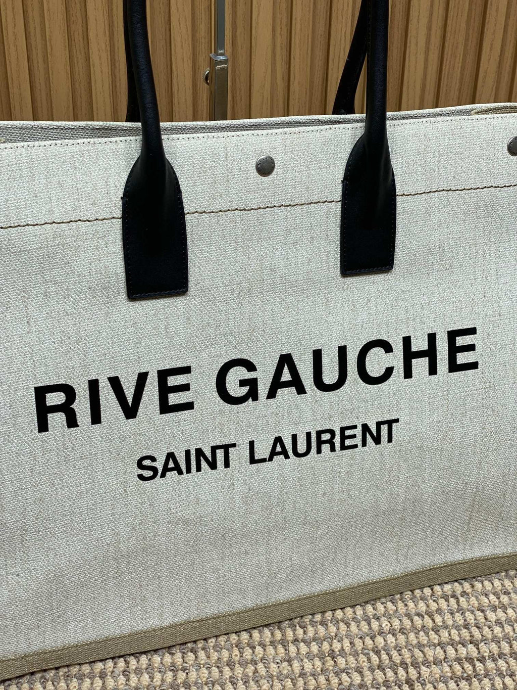 Saint Laurent Rive Gauche Large Tote Bag