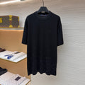 LV 1AKRN4 Gradient Signature Jacquard Short-Sleeved Crewneck