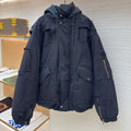 Balenciaga Oversized Distressed Cotton-ripstop Hooded Bomber Jacket