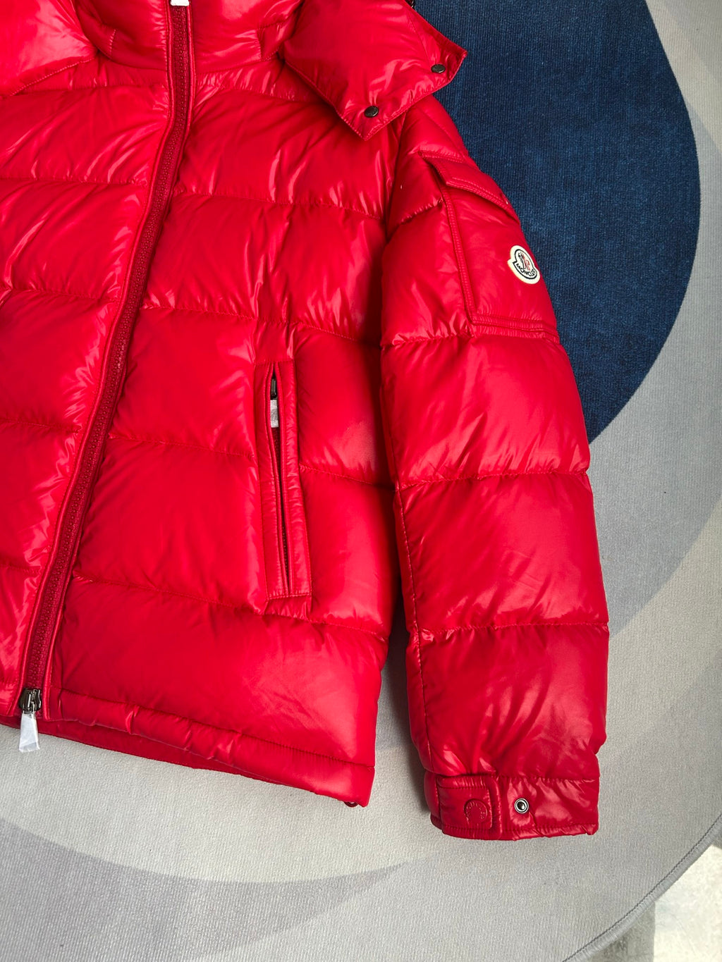Moncler Maire Hooded Short Down Jacket